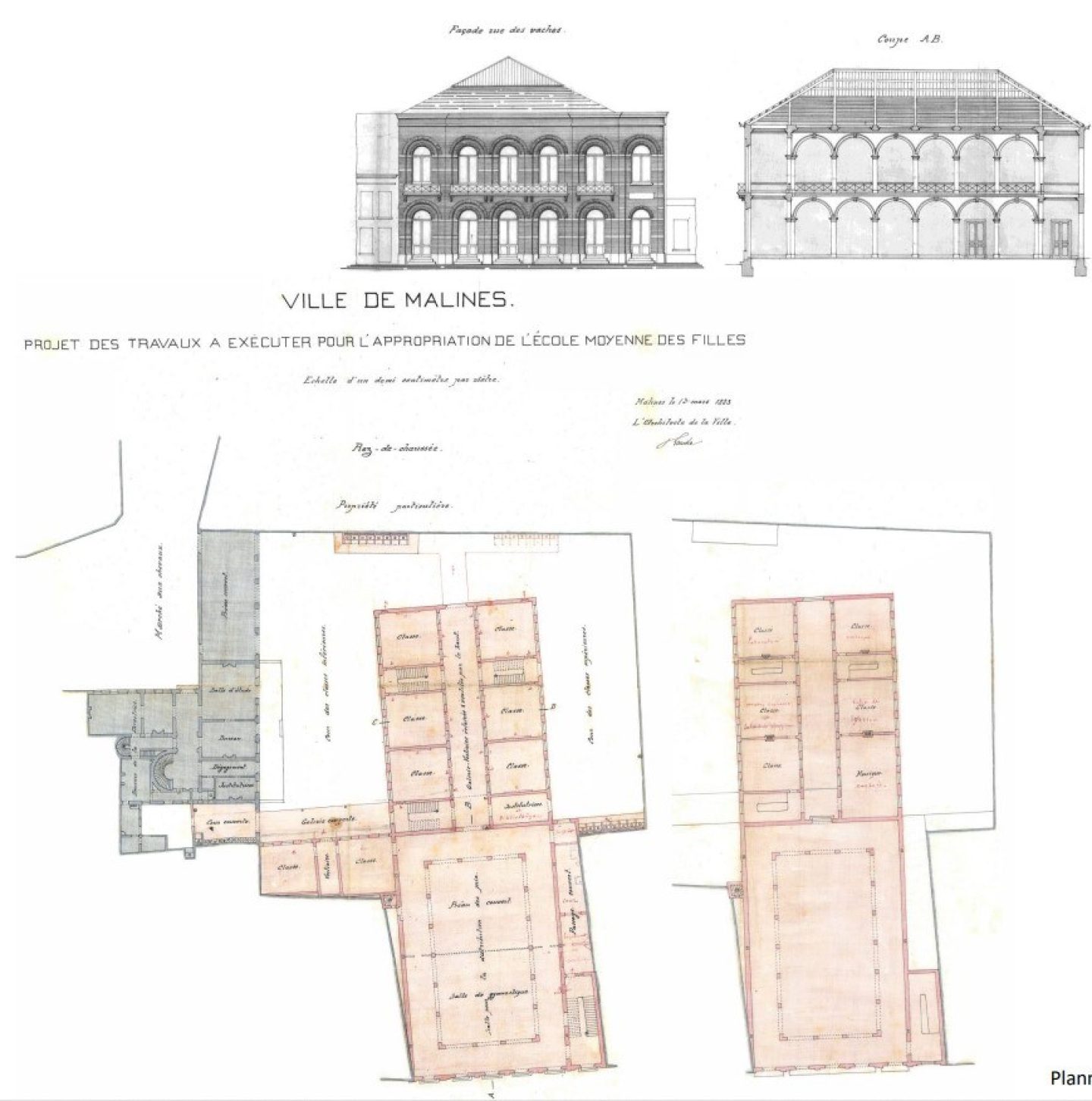 Mechelen historisch plan