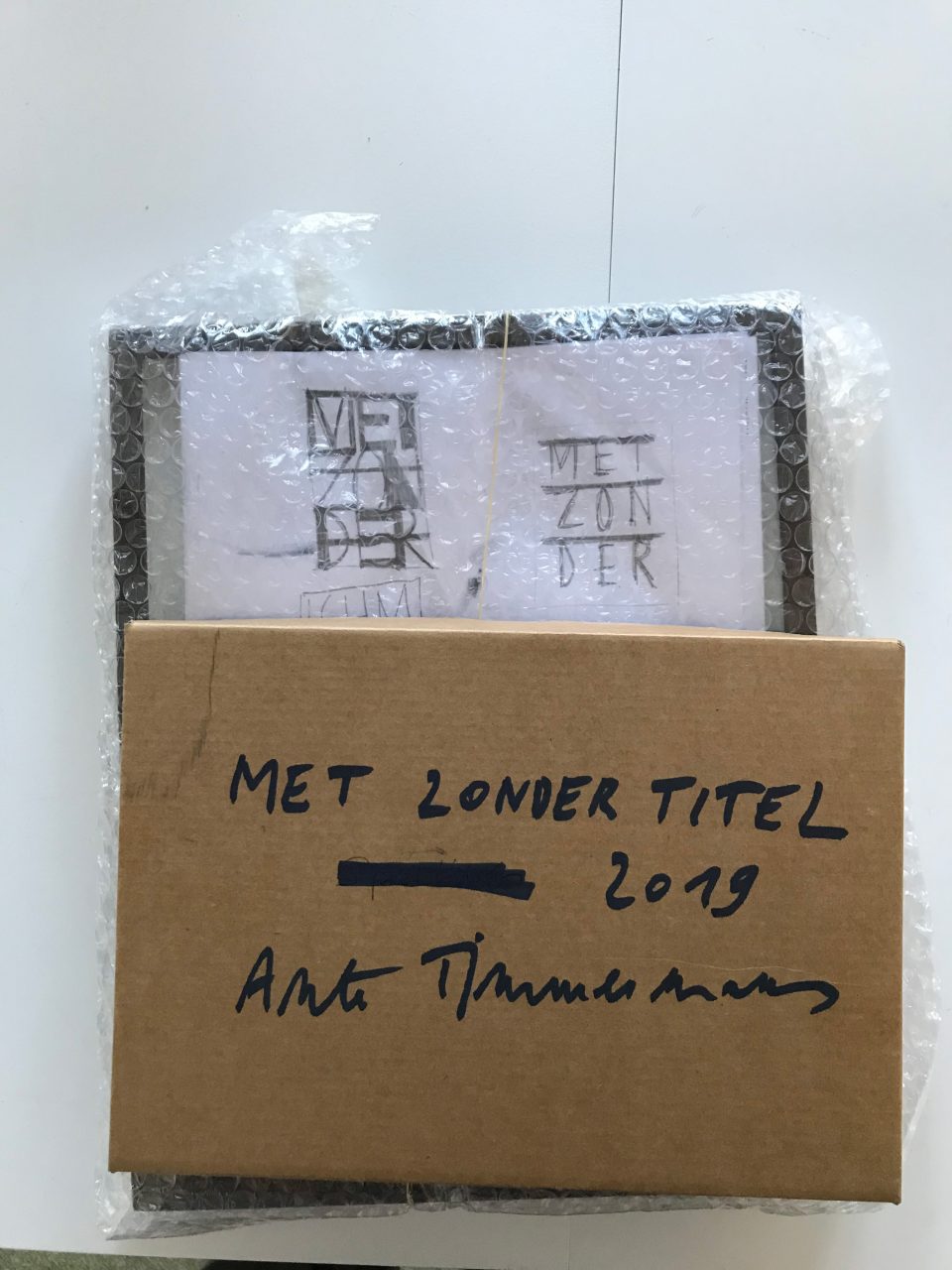 Ante met zonder titel zak