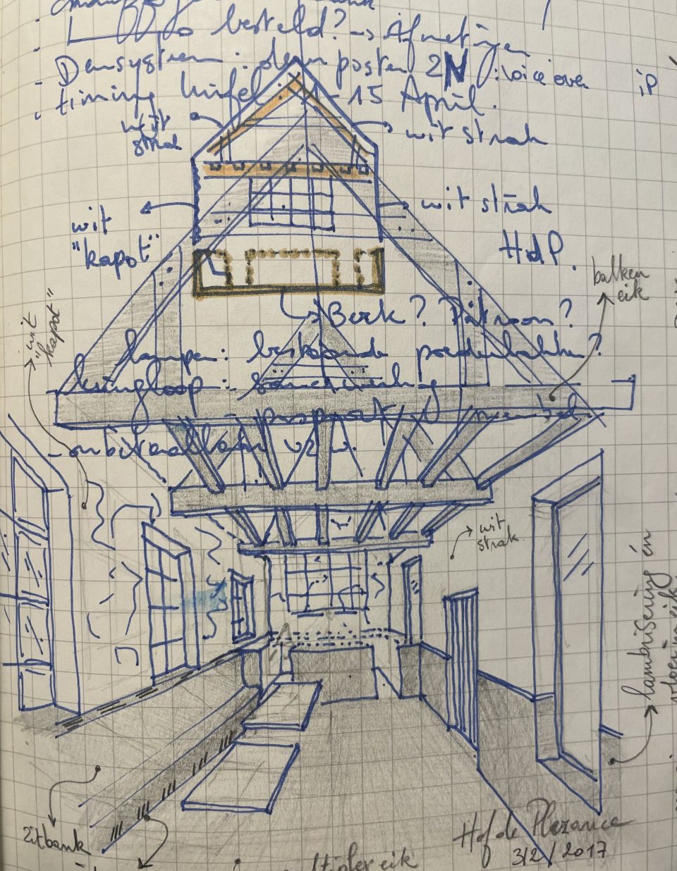 Schets republiek huisje