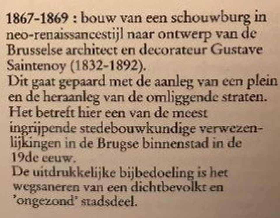 Stadsschouwburg oude tekst